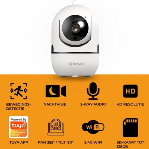 6 ip Beveiligingscamera,s met Nachtzicht + Bewegingsdetectie, Audio, Tv en Foto, Videobewaking, Nieuw, Binnencamera, Ophalen of Verzenden