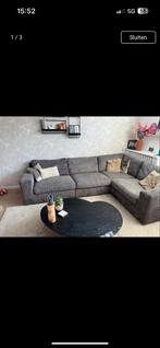 Antraciet Hoekbank (300x210cm), Huis en Inrichting, Ophalen, Gebruikt, 100 tot 125 cm, Hoekbank