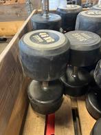 1 x 46 kg rubberen dumbell gewicht, Sport en Fitness, Fitnessmaterialen, Dumbbell, Fitness world, Ophalen, 1 x 46 kg