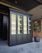 Franse Vitrinekast | Servies Espagnolet | Winkelkast #2205, Huis en Inrichting, Kasten | Vitrinekasten, Niet ingevuld, 200 cm of meer