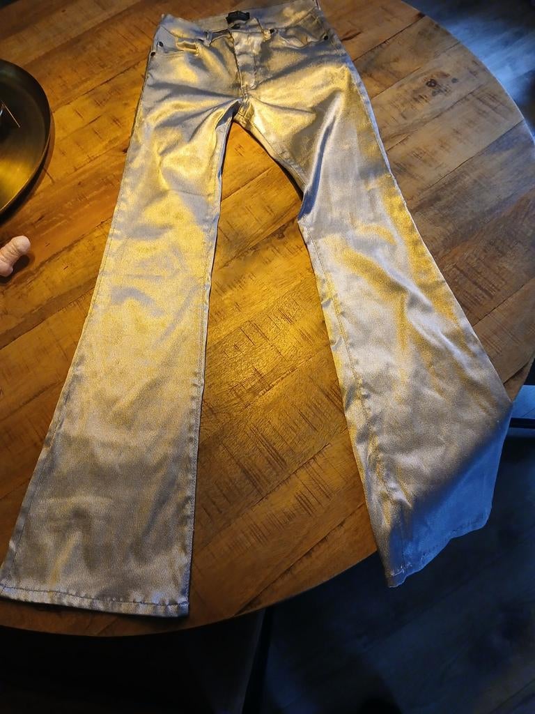Zilverkleurige dames broek W40 L33, Kleding | Dames, Overige thema's, Kleding, Bogart Sister, Gedragen