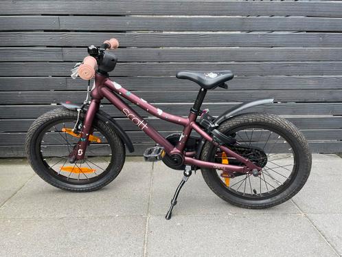 Super stoere complete Scott Contessa 16 inch mountainbike, Fietsen en Brommers, Fietsen | Kinderfietsjes, Zo goed als nieuw, 16 tot 20 inch