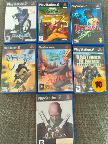 7 PS2 Games beschikbaar voor biedingen