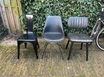 3 Losse Eetkamerstoelen - Diverse Stijlen, Gebruikt, Drie, Zwart, Ophalen of Verzenden