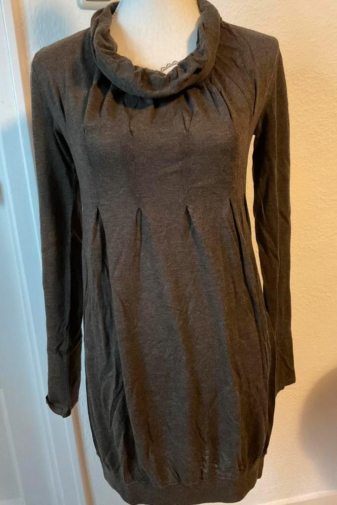 DtLM,Repeat, leuk tuniek/ jurkje, maatje 36, Kleding | Dames, Jurken, Zo goed als nieuw, Maat 36 (S), Grijs, Boven de knie, Ophalen of Verzenden