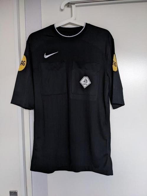 KNVB scheidsrechtersshirt M 2024-2026 zwart, Sport en Fitness, Voetbal, Zo goed als nieuw, Shirt, Maat M, Ophalen of Verzenden