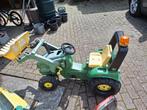 John Deere traptrekker met voorlader, beugel, zwaailicht, Ophalen, Gebruikt, Overige merken, Met kar of aanhanger