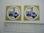 sticker oud ENKA fabriek vintage retro Ede Arnhem NK kunstzi, Verzenden, Zo goed als nieuw, Bedrijf of Vereniging