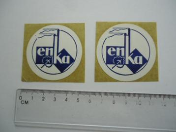 sticker oud ENKA fabriek vintage retro beschikbaar voor biedingen