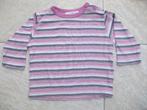 Name it longsleeve lila paars gestreept ZGAN maat 68 t-shirt, Kinderen en Baby's, Babykleding | Maat 68, Meisje, Ophalen of Verzenden