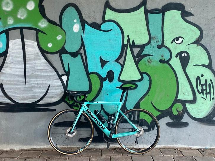 Bianchi Aria racefiets, Fietsen en Brommers, Fietsen | Racefietsen, Zo goed als nieuw, Overige merken, Meer dan 20 versnellingen