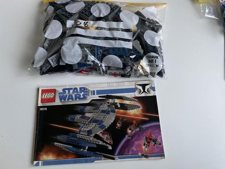 Lego StarWars 8016, Kinderen en Baby's, Speelgoed | Duplo en Lego, Zo goed als nieuw, Lego, Complete set, Ophalen of Verzenden