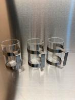 Blomus theeglazen 3 stuks - design, Huis en Inrichting, Ophalen of Verzenden, Zo goed als nieuw, Glas, Overige stijlen