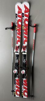 Atomic Race ST carve ski 156CM met stokken, 140 tot 160 cm, Gebruikt, Ophalen of Verzenden, Carve