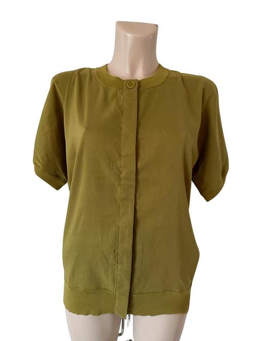 COS vest linnen groen S, Kleding | Dames, Truien en Vesten, Zo goed als nieuw, Maat 36 (S), Groen, Ophalen of Verzenden