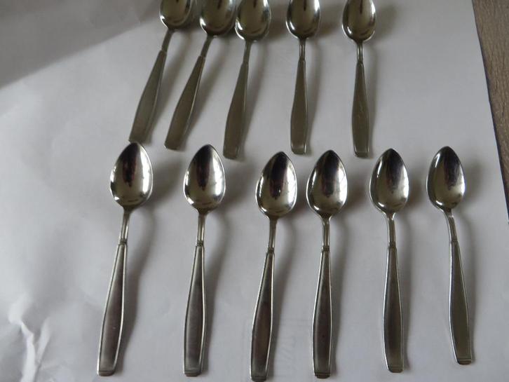 Borrellepeltje, Tapaslepeltje 11 x Gero Zilmeta Model 562, Huis en Inrichting, Keuken | Bestek, Nieuw, Los bestek, Rvs of Chroom