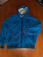 Heren jas blauw maat L, met capuchon, Ophalen of Verzenden, Zo goed als nieuw, Angelo Litrico