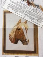 Borduurpatroon paardenhoofd (Haflinger), Ophalen of Verzenden, Gebruikt, Handborduren, Patroon