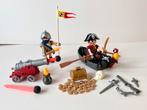 5894 Playmobil piraten set roeiboot kanon goud schatkist, Ophalen of Verzenden, Gebruikt, Complete set