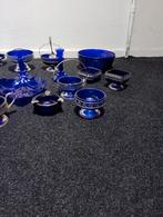Kobalt blauw suikerpot schalen etc, Antiek en Kunst, Ophalen
