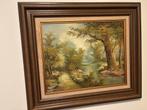 Klassiek Landschap Schilderij I. Cafieri, Antiek en Kunst, Ophalen