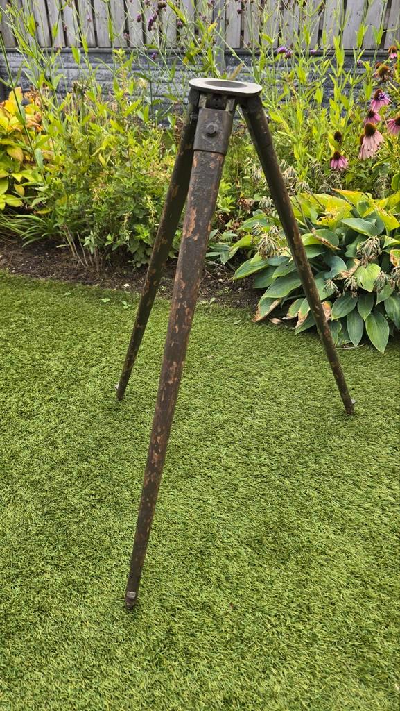 Vintage Driepoot Statief - 70cm 1960 1970, Huis en Inrichting, Lampen | Vloerlampen, Gebruikt, Ophalen of Verzenden