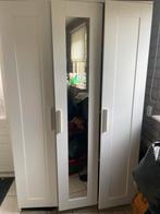 IKEA kledingkast met spiegeldeur Brimnes, Huis en Inrichting, Kasten | Kledingkasten, Overige materialen, Gebruikt, 100 tot 150 cm