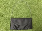 Avondtasje glanzend zwart enveloppe tasje clutch, Ophalen of Verzenden, Zo goed als nieuw, Zwart, Avondtasje