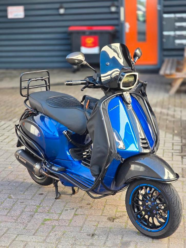 Vespa Sprint 80cc Malossi | Kleuroverloop | Akra |€14K Setup, Fietsen en Brommers, Scooters | Piaggio, Zo goed als nieuw, Overige modellen