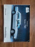 Instructieboekje/handleiding volvo 740, Ophalen of Verzenden
