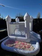 Te huur: Luxe Wit Springkussen met ballenbak, Ophalen, Nieuw, Overige