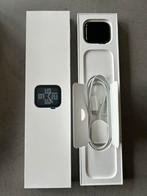 Apple Watch SE (2nd gen) 44 mm Mid Alu Mid sp GPS, Zwart, IOS, Ophalen of Verzenden, Zo goed als nieuw