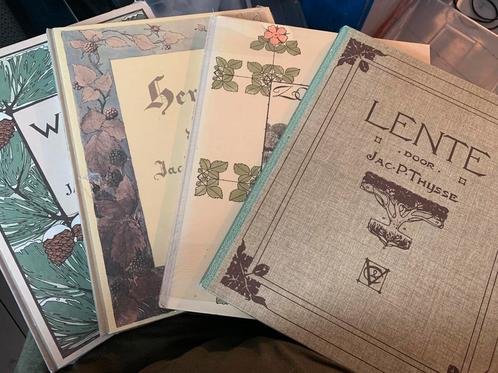 Jac.P. Thijsse 4 jaargetijden Verkade & Comp, Boeken, Prentenboeken en Plaatjesalbums, Gelezen, Plaatjesalbum, Ophalen of Verzenden