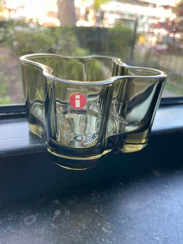 Iittala Alvar Aalto waxinelichtje mosgroen beschikbaar voor biedingen