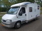 Camper Fiat Ducato 2.8 jtd  half intergraal., Caravans en Kamperen, Ringverwarming, Fiat, Luifel, Treinzit