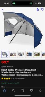 Sport-Brella Strandtent - Windscherm - Tochtscherm, Ophalen, Zo goed als nieuw, Tot en met 2