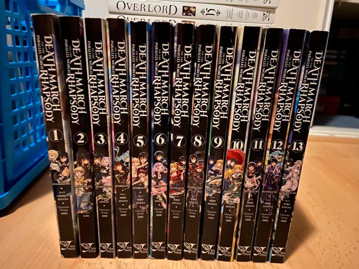 Death March To The Parallel World Rhapsody Manga Compleet!, Boeken, Strips | Comics, Zo goed als nieuw, Meerdere comics, Japan (Manga)
