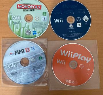 Wii games only discs 4x beschikbaar voor biedingen