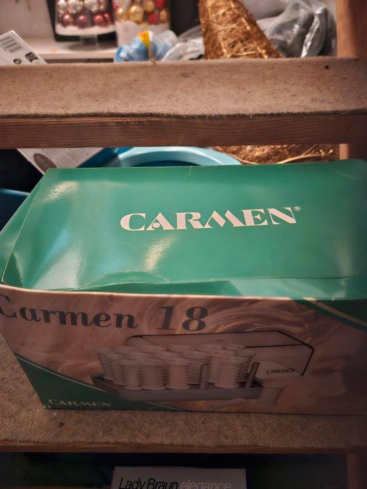 Carmen 18 Elektrische Krulset - Vintage, Witgoed en Apparatuur, Persoonlijke-verzorgingsapparatuur, Gebruikt, Haarverzorging, Ophalen of Verzenden