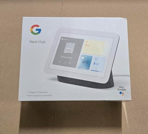 Google Nest Hub (Gen 2) nieuw in plastic, Audio, Tv en Foto, Mediaspelers, Zo goed als nieuw, Zonder harde schijf, Ophalen of Verzenden