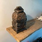 Afrikaans Houten Bakje met Kikker Deksel - Handgesneden Kuns, Antiek en Kunst, Ophalen of Verzenden