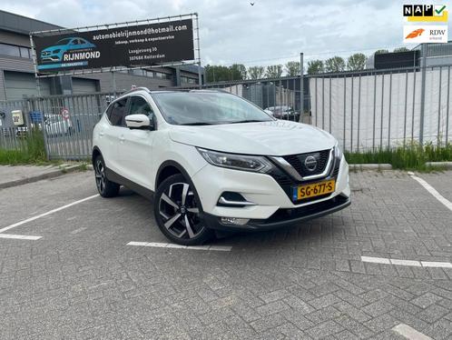 Nissan Qashqai 1.2 Tekna + AUTOMAAT/PANO/LEER/VOL!, Auto's, Nissan, Bedrijf, Te koop, Qashqai, 360° camera, ABS, Airbags, Airconditioning