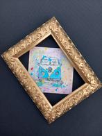 mini schilderij van oud hout (recycle), Antiek en Kunst, Ophalen of Verzenden