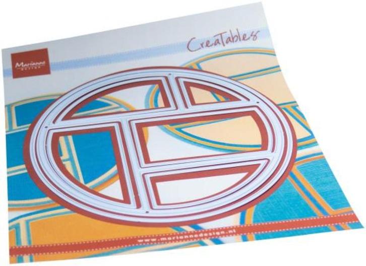 Marianne Design Creatables Circle Layout M LR0848, Hobby en Vrije tijd, Kaarten | Zelf maken, Nieuw, Pons of Mal, Overige thema's