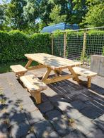 8 persoons picknicktafel Geïmpregneerd hout!, Ophalen, Nieuw, Rechthoekig, Hout
