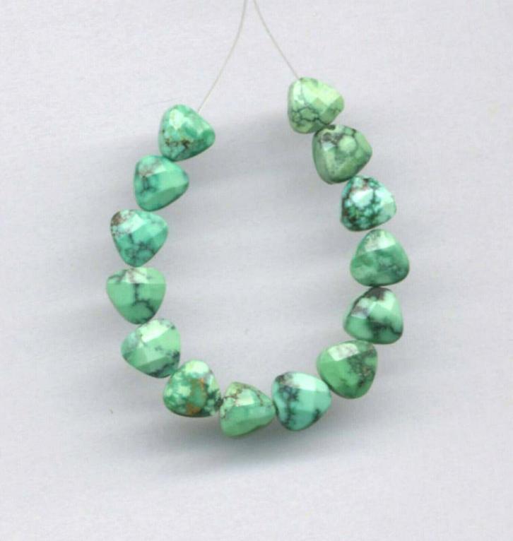 edelstenen driehoekige Turkois edelstenen 10 cm, Sieraden, Tassen en Uiterlijk, Edelstenen, Nieuw, Ophalen of Verzenden