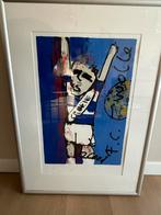 Herman Brood Zeefdruk F.C. Zwolle kunst  Ingelijst, Ophalen