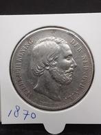 Rijksdaalder 1870 koning Willem III, Postzegels en Munten, Munten | Nederland, Koning Willem III, Zilver, Ophalen of Verzenden