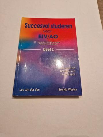 Succesvol studeren voor BIV/AO Deel 2 beschikbaar voor biedingen