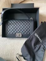 Echte large Boy Chanel handtas zwart, Sieraden, Tassen en Uiterlijk, Tassen | Damestassen, Ophalen, Nieuw, Zwart, Handtas